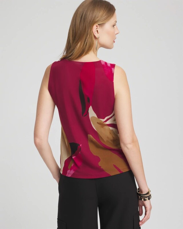 Abstract Print Mesh Tank - image 3